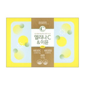 동국제약 엘리나C & 이뮨 고함량 비타민C 2000mg+비타민D 2000IU+아연10mg