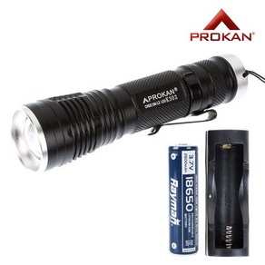 프로칸 프로칸 K302 CREE XM-L2 LED후레쉬 18650충전세트구성, 1개