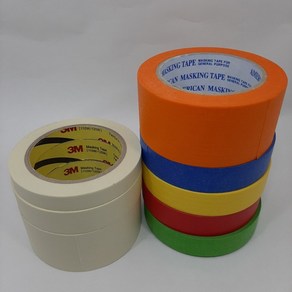 럭키포장박사 마스킹테이프 노랑색 15mm *40M, 1개