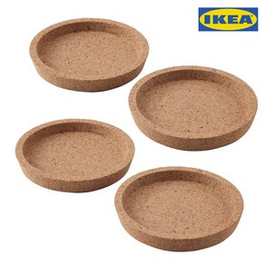 IKEA365 컵받침 코르크 타입 코스터, 코르크 802.829.44, 4개
