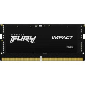 킹스턴 테크놀로지 퓨리 임팩트 64GB 2x32GB 5600MTs DDR5 CL40 노트북 메모리 키트 2개  저전력 소모 인텔 XMP 3.0 플러그 앤 플레이 KF556S4, Single Module_16gb