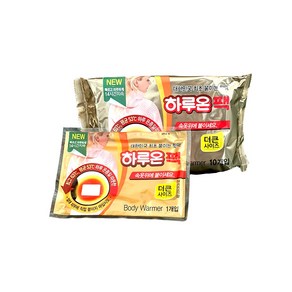 하루온팩 붙이는 핫팩 생리통 온기 대용량 (30매입) 더큰사이즈 캠핑 핫팻 핫펙 24년 제조 KC인증제품