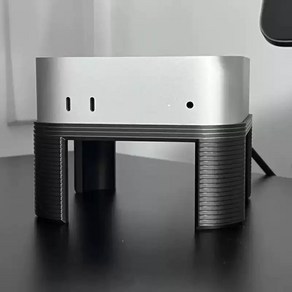 APPLE 맥미니 M4/M4 Po 전용 스탠드 거치대 애플 Mac Mini, 1개, 블랙