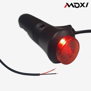 MOXI 12v DIY LED간편작업 소켓/시거잭용 ON OFF LED스위치 레드