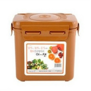 이젠 황토 진공항아리 사각 1.7L 사각 누름독, 1세트