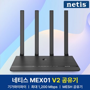 네티스 MESH 기가와이파이 유무선 공유기