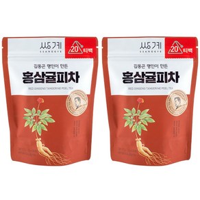 쌍계명차 김동곤 명인이 만든 홍삼귤피차, 1.8g, 20개입, 3개