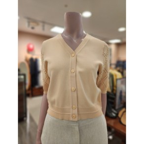 BCBG T.텍스처 블록V넥C/D _ B3B4K282 71 [L/BEIGE]