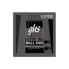 GHS Double Ball End 5630 (045-106) 더블볼엔드 베이스기타줄, 1개