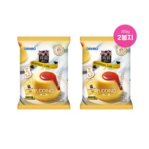 프리미엄 카페 곤약젤리 푸딩맛 일본 오리히로, 2개, 200g