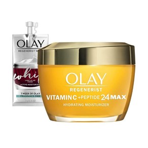 올레이 리제너리스트 비타민 C 펩타이드 하이드레이팅 모이스처라이저 48g, Olay 비타민 C MAX 페이스 모이스처라이저, 1개