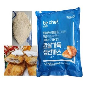 동원 흰살가득 생선까스-1.2kg(60gx20개) 업소전문용, 20개, 1.2kg