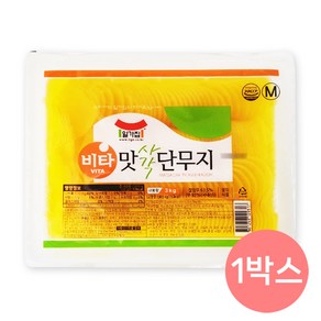 [일가집] 비타 맛온달단무지 3kg x 4개입 1박스, 4개