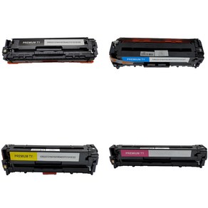 [MOA 재생토너] HP Colo Lasejet CM1312nfi MFP 4색set(CB540A/CB541A/CB542A/CB543A), 1세트, 4색