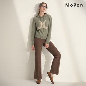 movon [모브온] 여성 세미플레어 팬츠 / 세미 부츠컷