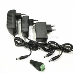 12v어댑터 24v어댑터 아답터 Dc 12v 어댑터 AC100-240V 조명 변압기 출력 dc12 v 1A / 2A 3A 전원 공급 장, 02 US Plug_04 DC Connect