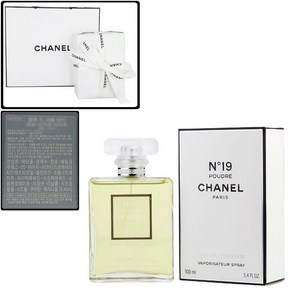 [선물포장+쇼핑백] 샤넬 넘버19 뿌드르 EDP 100ml (샤넬 N19 뿌드르), 1개
