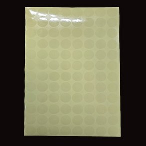 다용도 원형 투명 스티커 1장 박스입구마감스티커 투명스티커, 30mm