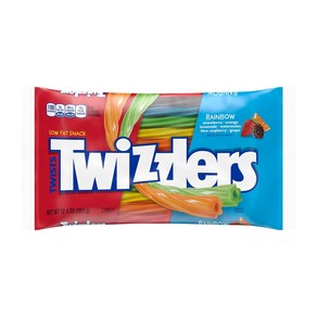 Twizzles staws ainbow jelly 트위즐러 스트로우스 레인보우 젤리 12.4oz(351g), 1개, 351g