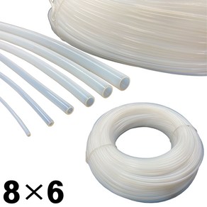 PTFE HOSE 테프론호스 불소수지튜브 해빙기호스 8×6×1m, 1개