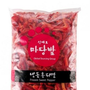 홍피망(냉동) 슬라이스 1kg, 1개