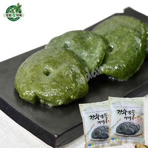 강화 약쑥으로 만든 개떡 1kg x 2팩, 2kg, 1개