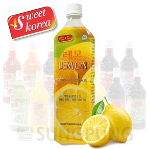 스위트코리아 레몬액상, 1L, 1개