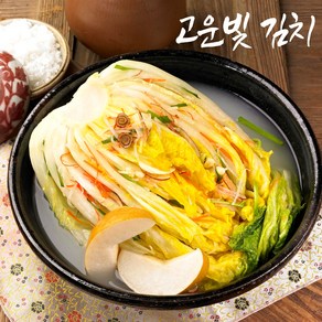 [고운빛김치 / 100% 국산 / HACCP / 당일작업] 맛있는 김장 배추 김치 엄마손 프리미엄 김치 신선한 해남 포기 김치, 1개, 5kg