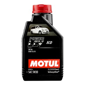 MOTUL 모튤 파워 LCV 에코 C2 C3 5W30 1L 겸용 엔진오일, 1개, 파워 LCV 에코 5W30 1L