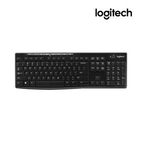 로지텍코리아 K270 Wieless 무선키보드, 제조사축, 블랙