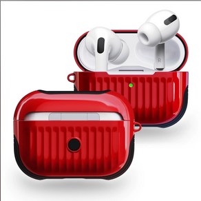 [휴일에도 정상 발송합니다] Apple 에어팟 프로/3 호환 실리콘 이어폰 케이스, 붉은색, 1개, Aipods 3