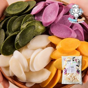 자연담은 거문도 해풍쑥 4색떡국떡 1kg 친환경인증 쑥사용, 1개