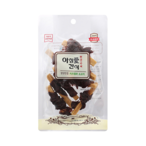 아침애 수제간식 치즈껌과소고기80g, 1개