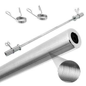 2인치 바벨봉 역기 중량 봉 탄력 바1.2-2.2M, 중량봉1.2m(6.6kg), 1개, 6.05kg, 실버