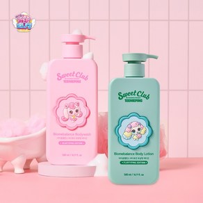 캐치티니핑 시즌4 바디케어 2종세트 바디워시+바디로션, 1세트, 500ml