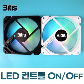 쿨링팬 RGB LED 120mm 컴퓨터 케이스쿨러 팬, ES120RABR 블랙 리버스, 1개