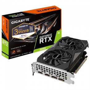 GIGABYTE 지포스 RTX 3050 WINDFORCE OC V2 D6 6GB 피씨디렉트