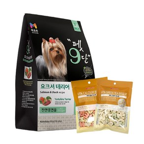 목우촌펫 펫9단 생후 2개월 이상 전연령견용 요크셔테리어 건식사료, 오리, 1.8kg, 1개