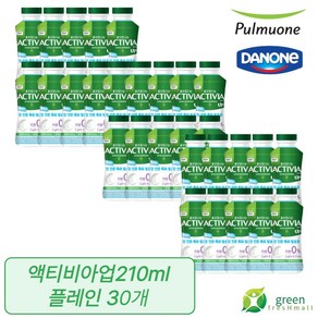 풀무원다논 마시는 액티비아 업 플레인, 210ml, 30개