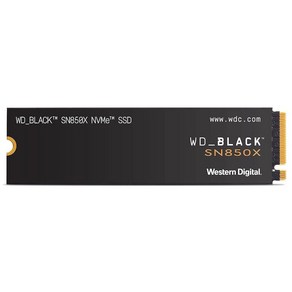 WD_BLACK 2TB SN850X NVMe 내장 게이밍 SSD (WDS200T2X0e), SSD_1TB, 1개