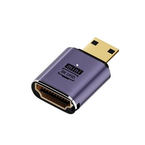 [JA206] Coms HDMI to Mini HDMI 변환 젠더 2.1 8K@60Hz UHD 연장 MF 미니HDMI