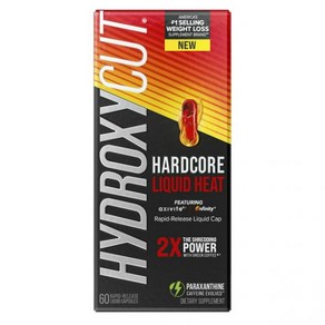 Hydoxycut Hadcoe Heat 체중 감량 보 발열 60Ct, 1개, 60정