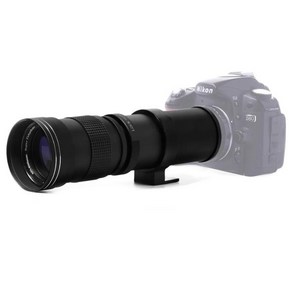 망원렌즈 420-800mm F/8.3-16 수동 슈퍼 망원 줌 렌즈 T2 어댑터 니콘 D3200 D3300 D5200 D5500 D7000 D720, 01 Nikon