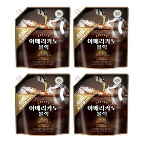 발라스그로우 아메리카노 블랙 대용량 1500ml 4개, 1.5L