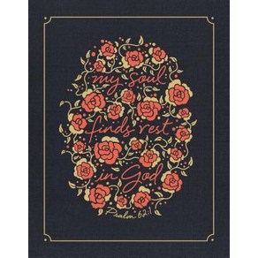 (영문도서) NIV Jounal the Wod Bible fo Women Cloth Ove Boad Navy Red Lette Edition Comfot P... Hadcove, Zondevan, English, 9780310450764