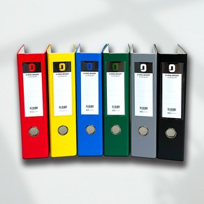 합지 3공 D링 바인다 3CM 5CM 7CM A4, 노랑, 1개