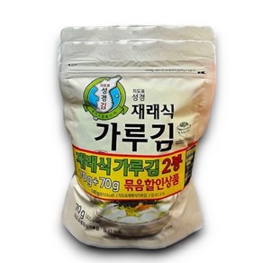 성경식품 재래식 가루김, 동의, 70g, 2개