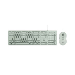 지클릭커 지클릭커 OFFICEPRO GMK-300 저소음 키보드 마우스 세트 (그린), 그린, 지클릭커 OFFICEPRO GMK-300 그린, 일반형