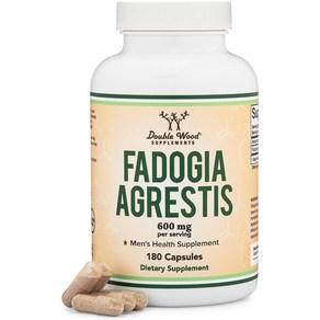 더블우드 파도지아 아그레티스 600mg 180캡슐 Double Wood Fadogia Agrestis