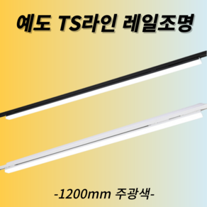 예도 TS라인 LED 레일등 간접조명 라인조명 1200mm 주광색, 1개, 화이트바디